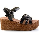 Taba Leather Kadın Sandalet K05197003803 - Siyah