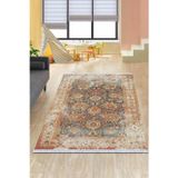 Taba Vintage Dokuma Pamuk Tabanlı Kaymaz Kilim Klm117