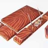 Tabac DERİ VE AĞAÇ SÜMEN TAKIMI 790 ZEBRANO (Bordo Zebrano)
