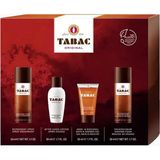 Tabac Original Deodorant Spray 50 Ml+After Shave Lotion 50 Ml+Bade&duschgel Bath&shower Gel 50 Ml+Rasierschaum Shaving Foam 50 ml Erkek Bakım Seti - Renkli