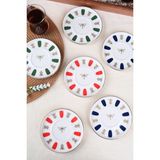 Tabak Evi Porselen Acem Zade Karma Çay Tabağı 11,8cm 6 Lı - 0 - 99 ml