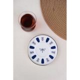 Tabak Evi Porselen Acem Zade Lacivert Çay Tabağı 11,8cm Tekli