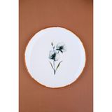 Tabak Evi Porselen Azelya Düz Tabak 19,50CM Aly3 Tekli - 19,5 cm