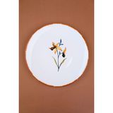 Tabak Evi Porselen Azelya Düz Tabak 19,50CM Aly4 Tekli - 19,5 cm