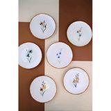Tabak Evi Porselen Azelya Karma Pasta Tabağı Seti 19,50CM 6 Kişilik 6 Parça