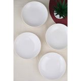 Tabak Evi Porselen Chic Çukur Tabak 19,50CM 550CC 4 Lü - Krem