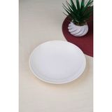 Tabak Evi Porselen Chic Çukur Tabak 19,50CM 550CC Tekli - Krem