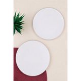 Tabak Evi Porselen Chic Platin Yaldızlı Pasta Tabağı 20,50CM 2 Li - açıklamada