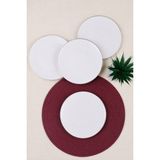Tabak Evi Porselen Chic Platin Yaldızlı Pasta Tabağı 20,50CM 4 Lü - açıklamada