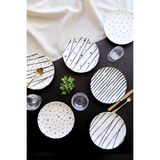 Tabak Evi Porselen Dash Pasta Tabağı 20CM 6 Kişilik 6 Parça TVL6PTPRS1108 - 20 cm
