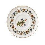 Tabak Evi Porselen Lalezar Altın Yaldızlı Çay Tabağı 12Cm Taban Çapı 5Cm Tekli