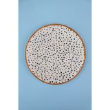 Tabak Evi Porselen Spotty Düz Tabak 19,50CM Sp1 Tekli - 19,5 cm