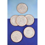 Tabak Evi Porselen Spotty Pasta Tabağı 19,50Cm Sp1 6 Kişilik 6 Parça