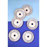 Tabak Evi Porselen Spotty Pasta Tabağı 19,50CM Sp3 6 Kişilik 6 Parça - 19,5 cm