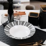 Tabak Izostatık Delta Makarna 26 Cm Mat Beyaz 022 19744 Delta Makarna 26 Cm A