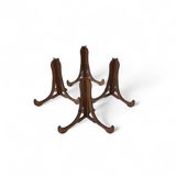 Tabak ve Süs Levhaları Gerçek Ahşap 4'lü Teşhir Ayağı 10 cm x 10 cm Stand