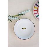 tabakevi Tabak Evi Kelebek Altın Yaldızlı Kase 10x3cm 150cc Tekli Çok Renkli