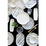 tabakevi TABAK EVİ Porselen Dash Kahvaltı Takımı 6 Kişilik 14 Parça TVL14KAHPRS1103