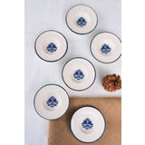 tabakevi Tabak Evi Porselen Stella Çay Tabağı Seti 12cm 6 Parça BNS6CTPRS1214