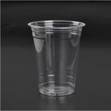 TABAKGROUP 14 Oz Şeffaf Plastik Bardak 400 cc - Meyve Suyu, Smoothie, Meşrubat Bardağı, Soğuk Kahve, Bubble, Bubble Tea Bardağı, Mlkshake Bardağı - Dayanıklı ve Sızdırmaz Pet Bardak 400 ml - 25 Adet