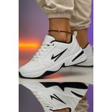 Taban Kalın Beyaz Siyah Spor Ayakkabı Sneaker Ayakkabı Kadın Spor Erkek Spor - 41