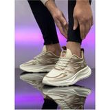 Taban Kalın Sneaker Model Ayakkabı Kadın Spor Erkek Spor Bez Spor - 42