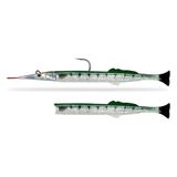 Tabaş D1 Balıkçılık Iğne Balığı Cazibesi G Deniz Nehir Batan Yumuşak Cazibesi Pike Tuna Silikon Yem Esnek Kuyruk Olta Takımı 130MM/12.2G No:1--No:02 - 01