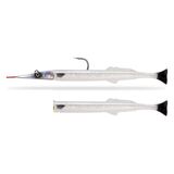 Tabaş D1 Balıkçılık Iğne Balığı Cazibesi G Deniz Nehir Batan Yumuşak Cazibesi Pike Tuna Silikon Yem Esnek Kuyruk Olta Takımı 130MM/12.2G No:1--No:02