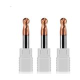 Tabaş Gamont HRC65 2-Flute Tungsten Çelik 1 Adet Karbür R3X12X50X6 Nano Kaplama Topu Burun Freze Kesicisi Cnc Makine Maching Özel Frezeler Araçlar R3X12XD5X50LX2T Gamont R3.0-6D-12C-50L-HRC65
