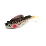 Tabaş Kolay Parlayan Silikon Wobblers Balıkçılık Yumuşak Cazibes 2 Adet I Gizli Jig Kanca Suni Kauçuk Yem Bas Pike Alabalık Kuyruk Swimbaits 12G/65MM