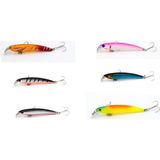 Tabaş Kurşun Arkası Rapala , Bilya, Lrflik Maket Balık 6 Adet 7.5 cm 4.5g Pesca Yapay Yem Balıkçılık Cazibesi Minnow Wobblers Mücadele Bas Alabalık Yem Iscas 3D Gözler 6 Raklı Renk