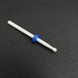 Tabaş Manikür Tırnak Freze Makinesi Aksesuarları Uçları Kesici Temiz Aparatı 1 Adet Küçük Alev1 Adet Küçük Top 1 Adet Küçük Koni Mavi
