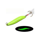 Tabaş Metal Balıkçılık Cazibesi Sequins Sert Yem Tüy Kanca Trolling Alabalık Spinner Kaşık Yem Bas Pike 1 Adet 15G/6.5CM Aydınlık Maket Balıklar Suni Yemler 1 Adet