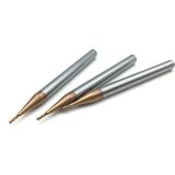 Tabaş Mikro Karbür Uç Frezesi Kesici Alaşım Kaplama Tungsten Çelik Gamont R0.75-4D-03C-50L-HRC55 1 Adet R0.75X4X50LX2F