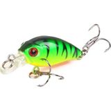 Tabaş Minnow Balıkçılık Cazibesi 45MM 3.8g Crankbait Hardbait Topwater Yapay Wobbler Bas Japonya Sinek Balıkçılık Aksesuarları Kaya Tombul Cazibesi 1 Adet 6 Farklı Renk - A1