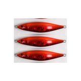 Tabaş Obsessıon J81 3D Baskı Lazer S Şekli 400G/16CM Yapay Kumandalı Olta Atıcı Tekne Balık Yalancı Yem Cazibesi Sert Metal Deniz Balıkçılık Cazibesi Pesca - JIG81H-Orange