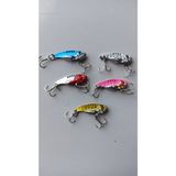 Tabaş Vıb 3G/30MM Maket Balıklar Suni Yemler Balıkçılık Lures Titreşim Kaşık Sinking Baits Batan Yapay Yem Mücadele 5li Set