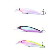 Tabaş Yapay Yem Dq MI003 Askıya Sert 11CM 13.5g Gerçekçi 3 Adet 3 Farklı Renk Minnow Cazibesi Wolure Bas Sazan Balıkçılık Tuzlu Su Mücadele Kanca