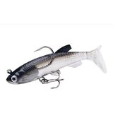 Tabaş Yumuşak Yem 8 cm 13G T Kuyruk Kurşun Yumuşak 1 Adet Balıkçılık Cazibesi 8 cm 13G T Kuyruk Wobblers Swimbait Silikon Yapay 3D Gözler Yem Sazan Olta Kurşunu Jig Olta Takımı - Çok Renkli