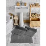 Tabea Home Antrasit Ayak Havlusu-Paspas Seti 3'lü 780GR