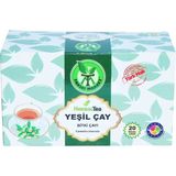 Tabiat Market Yeşil Çay Bitki Çayı 20 Süzen Poşet %100 Doğal ve Katkısız Ferahlatıcı Lezzet