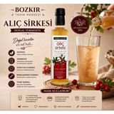Tabib Natura Bozkır Tahin Merkezi Doğal Fermantasyon Alıç Sirkesi 500ML (Katkısız&koruyucu Içermez) - 500 ml