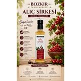 TABİB NATURA Bozkır Tahin Merkezi Doğal Fermantasyon Alıç Sirkesi 500ml (katkısız&koruyucu içermez)