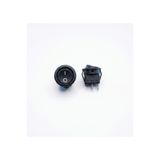 tabis Yuvarlak Mini Anahtar 2 Pin 15 mm Aç Kapa On-off Işıksız Switch Mini Buton Kcd11 Siyah