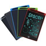 Tablet LCD 8.5 Inç Uyumlu Dijital Kalemli Çizim Yazı Tahtası Grafik Not Yazma Eğitim Tableti-Mavi