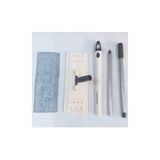 Tablet Mop Yedek Set 105cm Metal Sopa,cırtlı Plastik Palet+paspas Microfiber Tüm Tablet Moplara Uyar