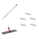 Tablet Palet Nemli Yedek Mop Takımı Seti - 5 Ad 80 Cm. Nemli Mop + Katlanır Aparat + Metal Sap