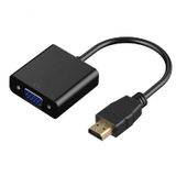 Tablet Projeksiyon Notebook Uyumlu Hdmi to VGA Kablo Siyah