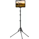 Tablet Tripod Tutucu, Tablet Standı - Yüksekliği 65 İnç'e Kadar Ayarlanabilir Tutucu Tripod 2022 İpad Air Mini 2 3 4 5 6, İpad Pro 9.7, 10.5, 12.9, Tab, İphone, Akıllı Telefon Ve Tablet İçin