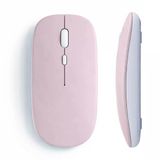Tablet Ve Telefon İçin Bluetooth Mouse İos Android Uyumlu Şarjlı Batarya Usb Dongle Ve Kablo Dahil Pembe